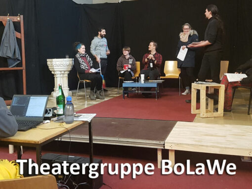 Proben der Theatergruppe BoLaWe