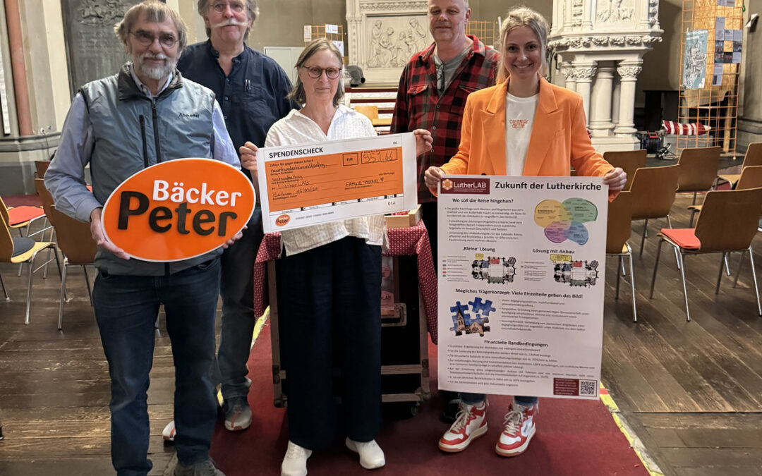 LutherLAB-Cakes: Bäckerei Peter spendet Erlös