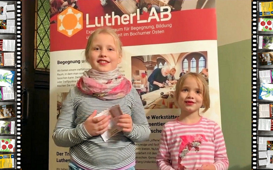 Mit Emma und Lotta das LutherLAB besichtigen…