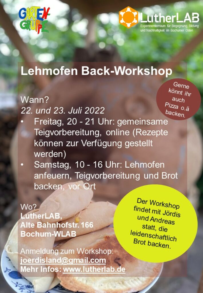 Flyer Lehmofen-Backworkshop